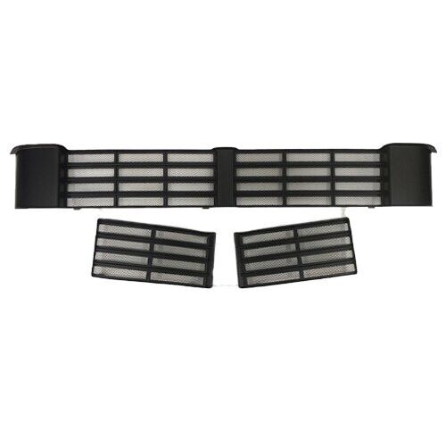 Защитная сетка радиатора в передний бампер Lixiang L7, из 3 частей с крупной сеткой