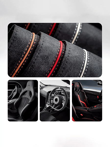 Накидка, накладка на переднюю панель, "торпедо" Lixiang L9, с коричневой строчкой