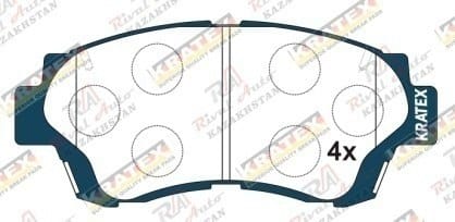 KRATEX Toyota Camry 10 3.0L 1991-1996, Camry 25 2.2L 2000-2002, Windom 2.5L 3.0L 1991-1996, Aristo 3.0L 1991-1997, Sienna 3.0L 1997-2003, Avalon 3.0L 1993-2000, Chaser 2.5L 1992-2001, Mark II 2.5L 1996-2001, Cresta 2.5L 1992-2001, Lexus ES300 3.0L 1991-1996, SC300 3.0L 1991-1998 передние GDB1142