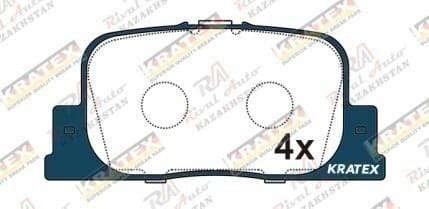 KRATEX Toyota Camry 20/25/30/35 2.2L 3.0L 1996-2006 (араб/австралиец), Windom 2.5L 3.0L 1998-2001, Mark II Wagon Qualis 2.2L 2.5L 1997-2001, Opa 1.8L 2.0L 2000-2005, Caldina 1.8L 2.0 2002-2007, Prius 1.5L 2003-2011, Scion TC 2.4L 2004-2010, Vista 2.0L 1998-2003, Vista Ardeo 2.0L 1998-2003, Lifan Solano 1.5L 1.8L 2016-2022, Lifan 620 1.6L 2010-2016, BYD L3 1.8L 2010-2013 задние GDB3278