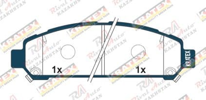 KRATEX Toyota Venza 2.7L 3.5L 2008-2016 передние GDB7910