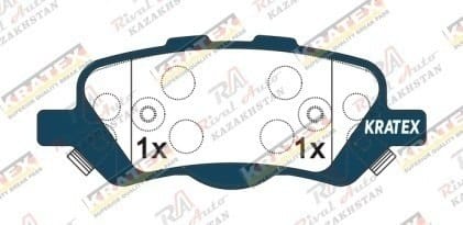 KRATEX Toyota Venza 2.7L 3.5L 2008-2016 задние GDB7911