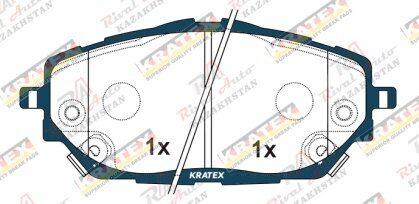 KRATEX Toyota C-HR 1.2L 2.0L 2016-- передние SR1106