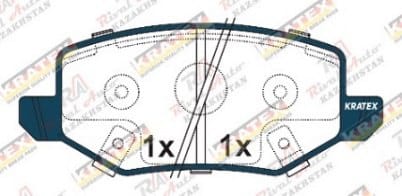 KRATEX Haval Jolion (2WD) 1.5T 2021-- задние KR1293