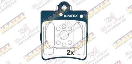 KRATEX Mercedes W203 C-class 1.8L 2.3L 2.8L 3.2L 3.5L 01-06 задние GDB1334