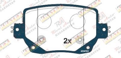 KRATEX Tesla Model Y 2019 -- Model 3 2017-- (electro car) задние KR1337