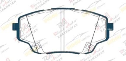 Тормозные колодки UIDNU Ceramic Changan CS55 PLUS 1.5T 2022-- UNI-V 2.0L 2022-- UNI-S 1.5T 2024-- (керамические) передние KR1358/ JT1300