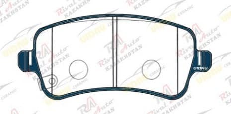 Тормозные колодки UIDNU Ceramic Chery Tiggo 8 Pro Max 2.0T (4WD) 2023-- EXEED TXL 1.6T 2.0T 2023-- RX 2.0T 2023-- Jaecoo J7 1.6T 2023-- J8 2,0T 2023-- Changan Eado EV (electro car) 2022-- BAIC BJ40 2.0T 2021-- FOTON Tunland G7 2.0T 2021-- задние (керамические)