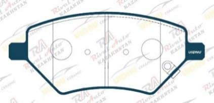 Тормозные колодки UIDNU Ceramic Chery Tiggo 4 PRO/5/7 PRO/8 PRO/8 PRO MAX 1.5T 1.6T 2.0T 2018-- Omoda C5 1.5L 1.6L 2022-- JAECOO J7 1.6T 2023-- (керамические) передние KR0956 JT0350