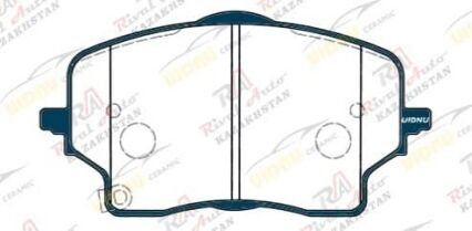 Тормозные колодки UIDNU Ceramic Geely Atlas 1.5T 2.0L 2023--                                                          Monjaro 1.5T hybrid 2022--  (керамические)  передние