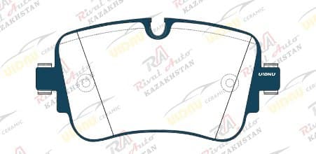 Тормозные колодки UIDNU Ceramic Audi Q7/SQ7 2.0T 3.0T 4.0T 2015-- Q8 3.0T 2018-- A6/S6 (C8) 2.0T 2.9T 3.0T 2018-- A7/S7 (С8) 2.0T 3.0T 2018-- A8/S8 3.0T 4.0T 2018-- E-Tron (electro car 2019-- S5 3.0T 2016-- (керамические) задние