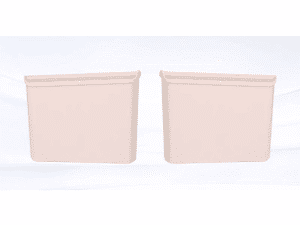 Силиконовые вставки в сиденья для телефона Lixiang L8, L9, белого цвета