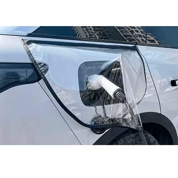 Накладка для порта зарядки электромобиля на магнитах