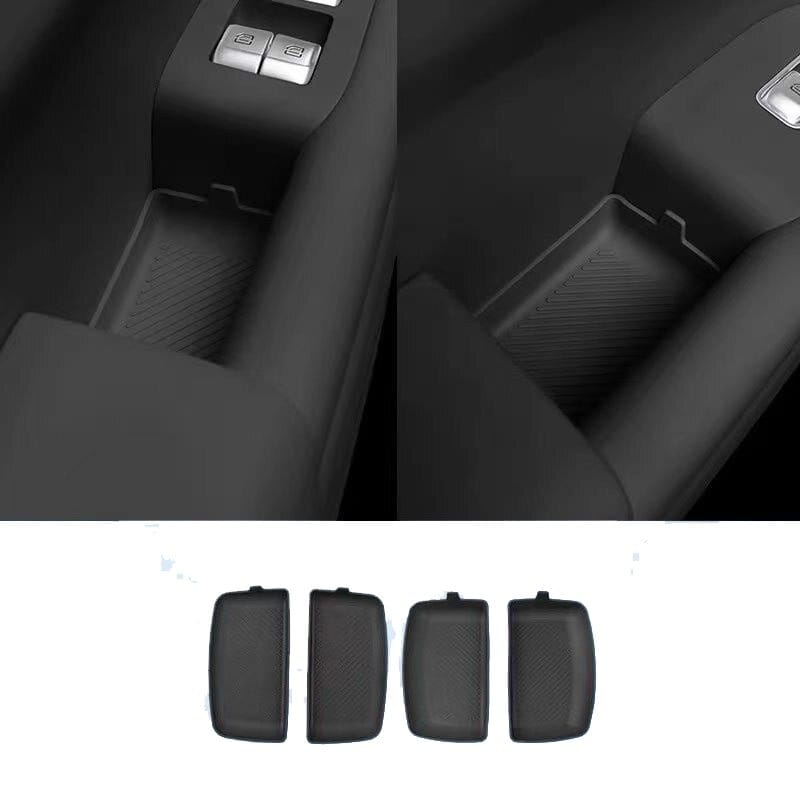 Силиконовые накладки на дверные ручки Lixiang L9, Черного цвета