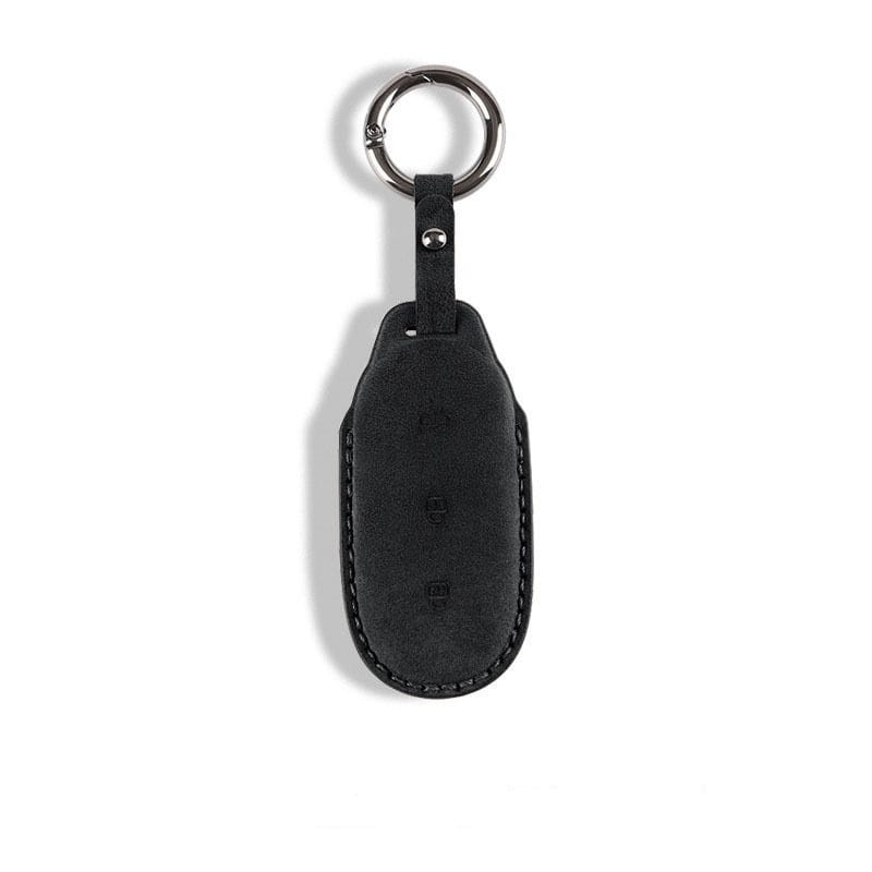 Чехол для смарт ключа Lixiang, черного цвета, замша