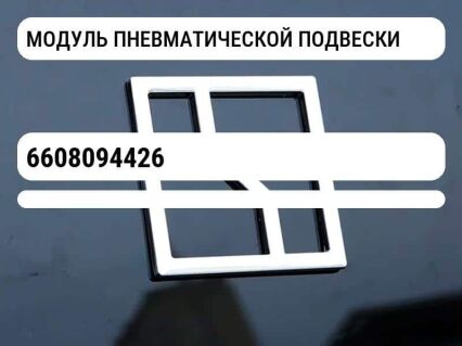 МОДУЛЬ ПНЕВМАТИЧЕСКОЙ ПОДВЕСКИ