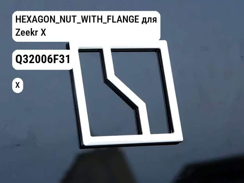 HEXAGON_NUT_WITH_FLANGE для Zeekr X (Q32006F31)