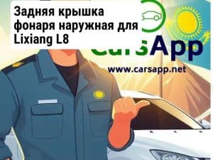 Задняя крышка фонаря наружная для Lixiang L8 X02-41330018