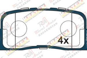 KRATEX Toyota Camry 30/35 2.4L 3.0L 2002-2006 (европа)  Highlander  2.4L 3.0L 2000-2005 Windom 3.0L 2002-2006, Kluger 2.4L 3.0L 2000-2003, Solara coupe 3.3L 2003-2008, Caldina 2.0T 2002-2007, Wish 1.8L 2.0L 2003-2017, Lexus ES300/ES330 3.0L 3.3L 2002-2006  задние GDB3374