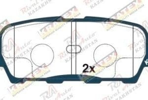 KRATEX Nissan Murano 2004-2024, Juke 2010-2020, Qashqa/Qashqai+2 2006-2021, X-Trail 2000-2014, Altima 2001-2022, 350Z 2002-2009, Teana 2003-2020, Leaf 2010-2022 (electro car), Maxima 2003-2020, Cube 2009-- Sentra 2006-2021,Tiida 2006-2020, Rogue 2013-2020, Dualis 2007-2014, Elgrand 2004-2018, Serena 2001-2020,Sylphy 2012-2021, Skyline 2001-2022, Suzuki Grand Vitara 2005-2019, Infiniti FX35/FX37/FX45 2002-2013, EX25/EX35/EX37 2007-2013, G35/G37 2002-2017, Q50 2013-2021, Q60 2014-2021, Q70 2010-2019, QX60/JX 2012-2021, QX50 2013-2018, Renault Koleos 2008-2022  задние GDB3294