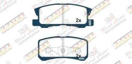 KRATEX Mitsubishi Pajero 3/4 3.0L 3.2L 3.5L 2000-2021, Grandis 2.0L 2.4L 2003-2011, Endeavor 3.8L 2003-2011, Peugeot 4008 1.6L 1.8L 2.0L 2012-- задние GDB3247