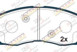 KRATEX Mitsubishi Galant 1.8L 2.0L 1992-2003, RVR 1.8L 2.0L 1991-1997, Space Runner 1.8L 2.0L 1991-1999, Space Wagon 1.8L 1991-1998, Chariot 1.8L 2.0L 2.4L 1991-1997, FTO 1.8L 1994-2000, Eclipse 2.0L 1989-1998, Legnum 1.8L 2.0L 1996-2002, Lancer 1.8L 1992-2002, Colt 1.8L 1991-1997 передние GDB1128
