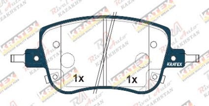 KRATEX Haval Jolion (4WD) 1.5T 2021-- передние KR1294