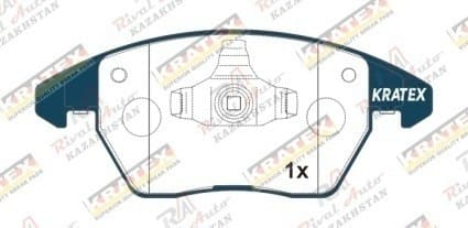 KRATEX VW Passat (B6/B7) 2005-2015, Caddy 1.6L 1.9L 2003-2015, Golf V/VI 2005-2017, Jetta 2005-2018, Passat CC 2008-2013, Tiguan 1.4T 2.0T 2007-2016, Touran 2003-2015, Skoda SuperB II 2008-2015, Octavia II 2004-2013, Rapid 2013-2021, Yeti 2009-- Audi A3 II 2005-2014, Q3 2011-2018 (с датчиком) передние GDB1807