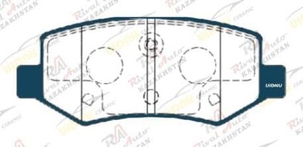 Тормозные колодки UIDNU Ceramic Chevrolet Captiva (1SD26) 1.5T 2019-- (керамические) задние