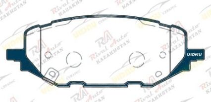 Тормозные колодки UIDNU Ceramic Chevrolet Tracker 1.0L 1.2L 2023--   (UZ сборка) (керамические)  передние