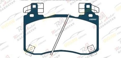 Тормозные колодки UIDNU Ceramic KIA Stinger 3.3T 2017--  GENESIS G70 2.0T 3.3T 2017-- (керамические)  передние