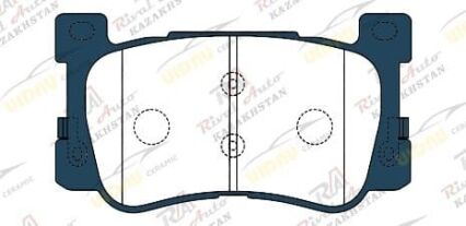 Тормозные колодки UIDNU Ceramic KIA K9 3.3L 3.8L 5.0L 2018--   K900 3.3L 5.0L 2018--                                                                                    Genesis G90 3.3L 5.0L 2016-2021 (керамические)  передние