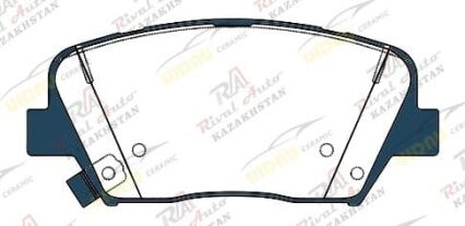 Тормозные колодки UIDNU Ceramic Hyundai Custin 1.5T 2023-- (керамические) передние