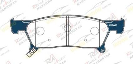 Тормозные колодки UIDNU Ceramic Subaru Ascent 2.4T 2018--  Evoltis 2.4T 2018--    (керамические) передние