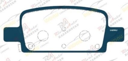 Тормозные колодки UIDNU Ceramic Cadillac Escalade 6.2L 2021-- Lyriq 2021-- (electro car),  Chevrolet Suburban 5.3L 2021-- Tahoe 3.0L 5.3L 6.2L 2021-- Silverado 1500 6.2L 2019--  GMC Yukon Denali 6.2L 2021-- Sierra 1500 6.2L 2019-- Hummer EV 2021-- (electro car)  задние (керамические)