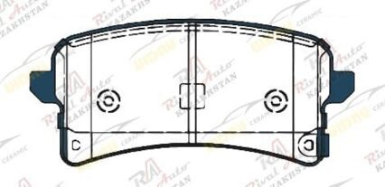 Тормозные колодки UIDNU Ceramic Changan Hunter F70 1.9T 2.0T 2019-- Hunter Plus 2.0T 2023-- (керамические) задние