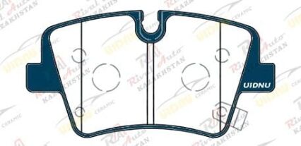 Тормозные колодки UIDNU Ceramic FAW Bestune B70 1.5T 2.0T 2020--                                          HONGQI HS5 2.0L 2019-- (керамические) задние