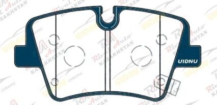 Тормозные колодки UIDNU Ceramic FAW Bestune B70 1.5T 2.0T 2020--                                           HONGQI HS5 2.0L 2019-- (керамические)  задние