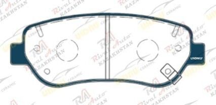 Тормозные колодки UIDNU Ceramic FAW Bestune T77 1.5L 2022--  (керамические) передние