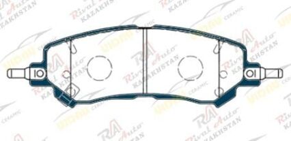 Тормозные колодки UIDNU Ceramic GAC GS5 1.5T 2018-- (керамические) передние