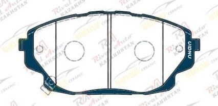 Тормозные колодки UIDNU Ceramic GAC GS8 2.0T 2022-- M8 2.0T 2022--  (керамические) передние