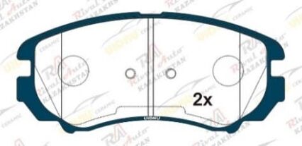 Тормозные колодки UIDNU Ceramic Changan CS35 1.6L 2013-2021, CS35 PLUS 1.4L 1.6L 2018--  Chery Tiggo 7 Pro 1.5T 2020-- Tiggo 7 Pro Max 1.5T 2021-- Exeed LX 1.5T 1.6T 2021-- Omoda C5 1.6L 2023--  (керамические)  передние