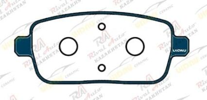 Тормозные колодки UIDNU Ceramic Jetour T2 1.5T 2.0T 2023-- (керамические) задние