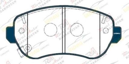 Тормозные колодки UIDNU Ceramic Geely  Emgrand 7 1.5L 2023-- (керамические)  передние