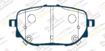 Тормозные колодки UIDNU Ceramic Geely Atlas 1.5T 2.0L 2023--                                                          Monjaro 1.5T hybrid 2022--  (керамические)  задние