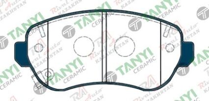 Тормозные колодки UIDNU Ceramic Geely  Emgrand 7 1.5L 2023-- (керамические)  передние