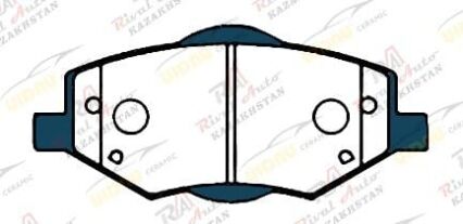 Тормозные колодки UIDNU Ceramic Geely Cityray 1.5T 2024--  Boyue Cool 1.5T 2023--  (керамические)  передние