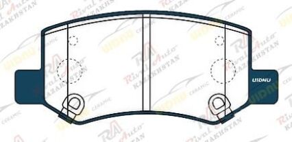 Тормозные колодки UIDNU Ceramic Geely Cityray 1.5T 2024--  Boyue Cool 1.5T 2023--  (керамические)  задние