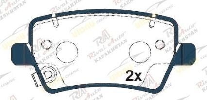 Тормозные колодки UIDNU Ceramic JAC J7 1.5L 2019--   S7 1.5L 2021-- JS4 1.5L 2022-- Chery Tiggo 4 PRO 2020-- Tiggo 7 1.5L 2.0L 2016-2019, Tiggo 8 2018-2020,   Tiggo 8 PRO/8 PRO MAX 2020--    EXEED VX 2.0T 2020--  TXL 1.6T 2.0T 2020-- Jetour  X70 1.5T 1.6T 2.0T 2018--  X70 PLUS 1.5T 1.6T 2.0T 2018-  X90 Plus 1.6T 2.0T 2021-- (керамические) задние