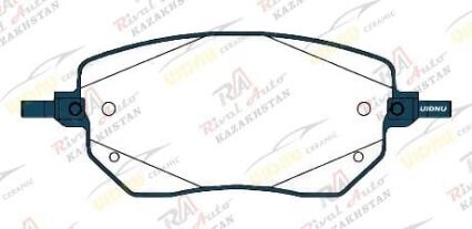 Тормозные колодки UIDNU Ceramic Haval  H3 (2WD) 1.5T 2023--  Cool Dog (2WD) 1.5T 2022--  ORA  03 (ES11) 2020-- (electro car)   передние